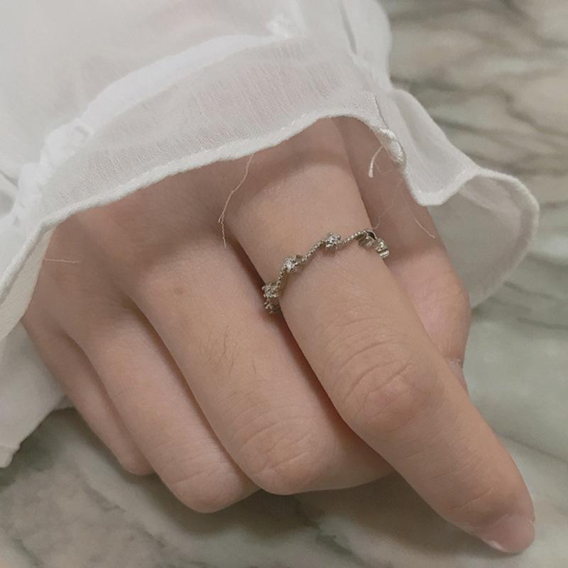 Lindon Classic Copper Alloy Zircon Ring Ladies Jewelry Wedding Promise Party Gift