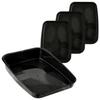 Yoshii Bussan Shoe Set of Shoe Storage Car Convenient Shoe Storage for Made In Black Trays, 4, Boxes, Cases, Trays, Entryways, Japan,