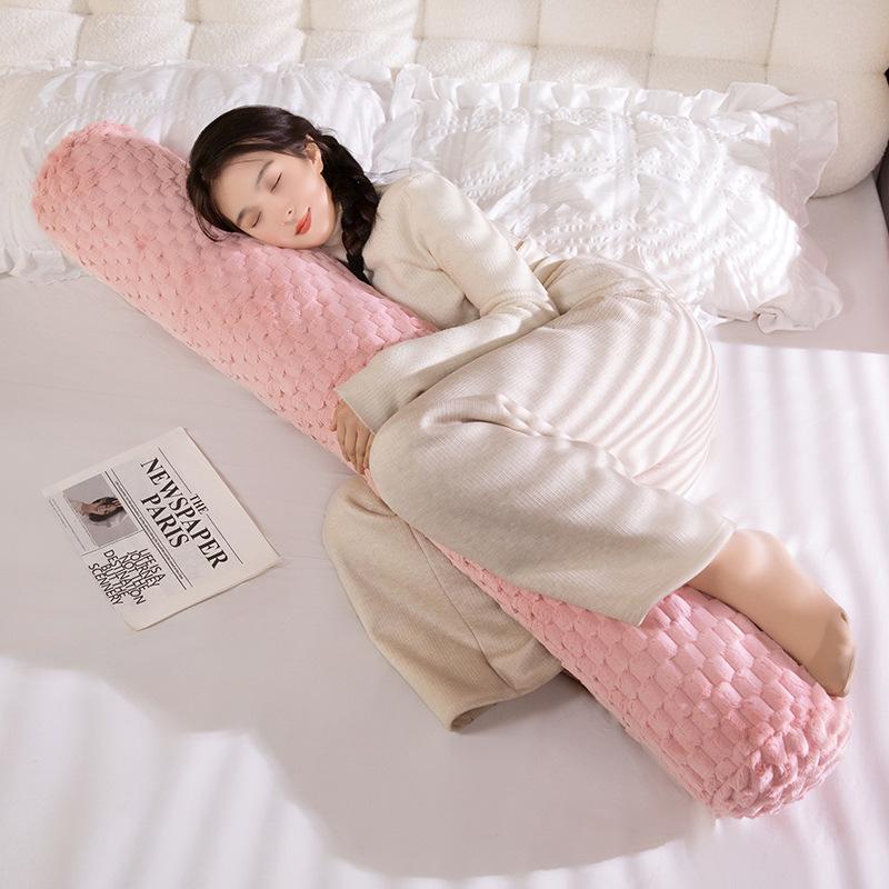 Cartoon Simple Cylindrical Long Throw Pillow Home Sofa Pillow Cushion Girls Bedroom Side Sleeping Leg Long Throw Pillow