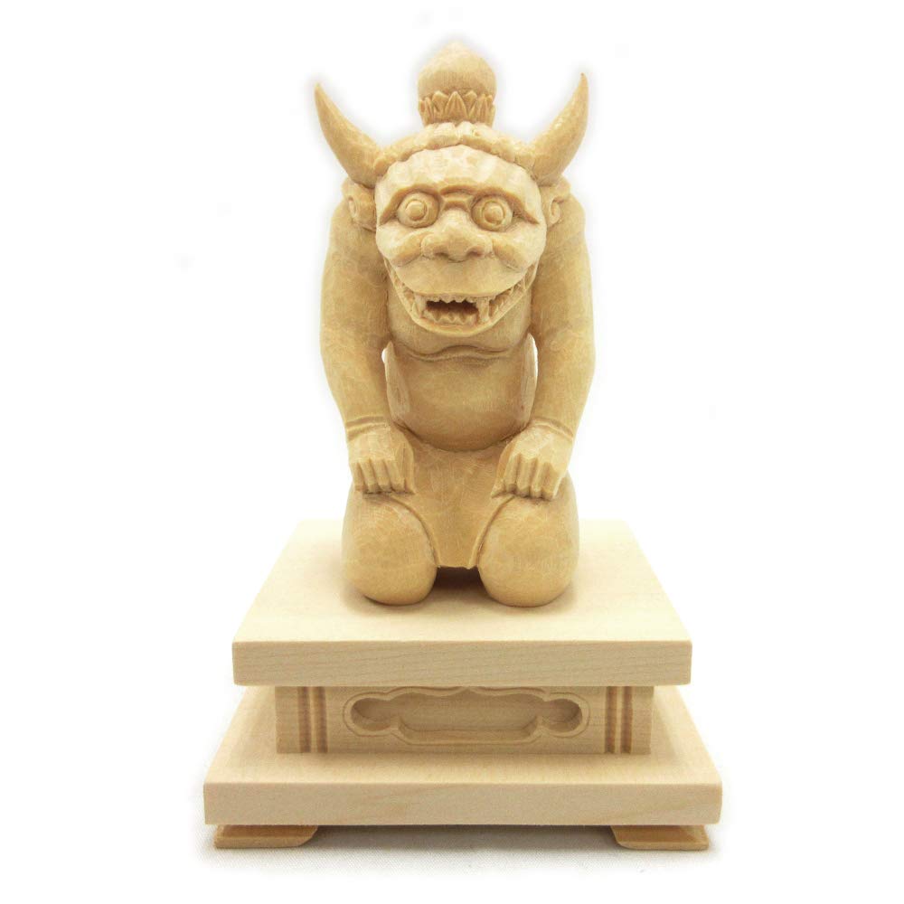 

special Buddha statue Hinoki wood Kaku Daishi height 13 width 7 depth 6 Square stand 14949 Kurita s [Various Tenjin] (Gensan Daishi) (total cm, cm,