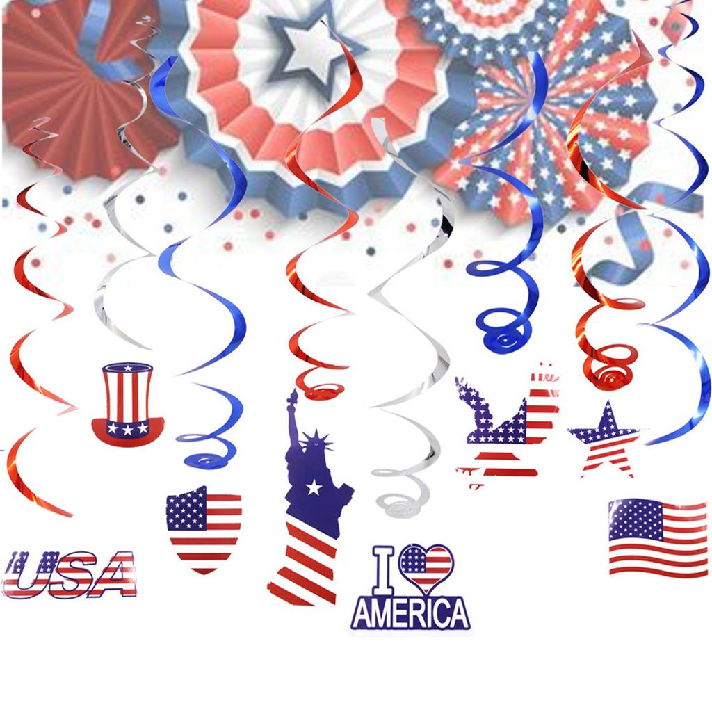 8pcs Independence Day Decorations, Party Decorations, And Party Decorations In The United States