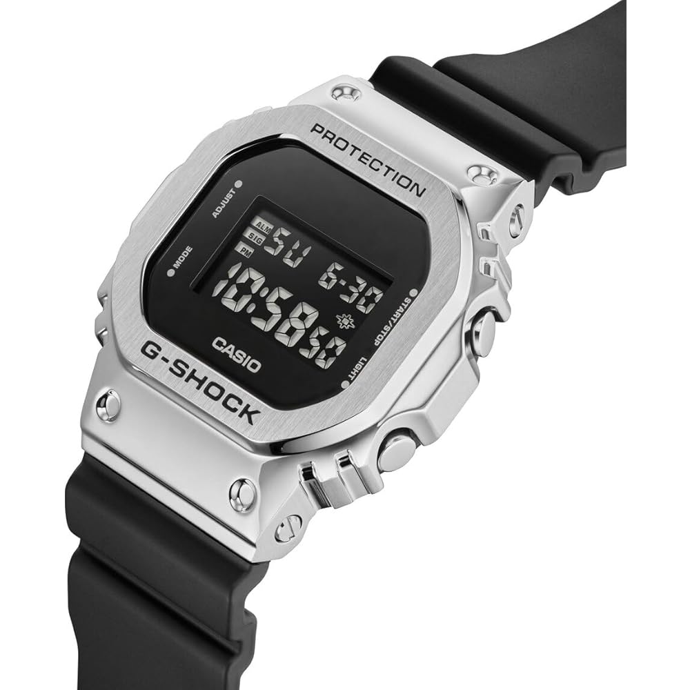 Casio G-Shock Digital Quartz Men's Watch GM-5600U-1 Black Resin Case 200M Water Resistant