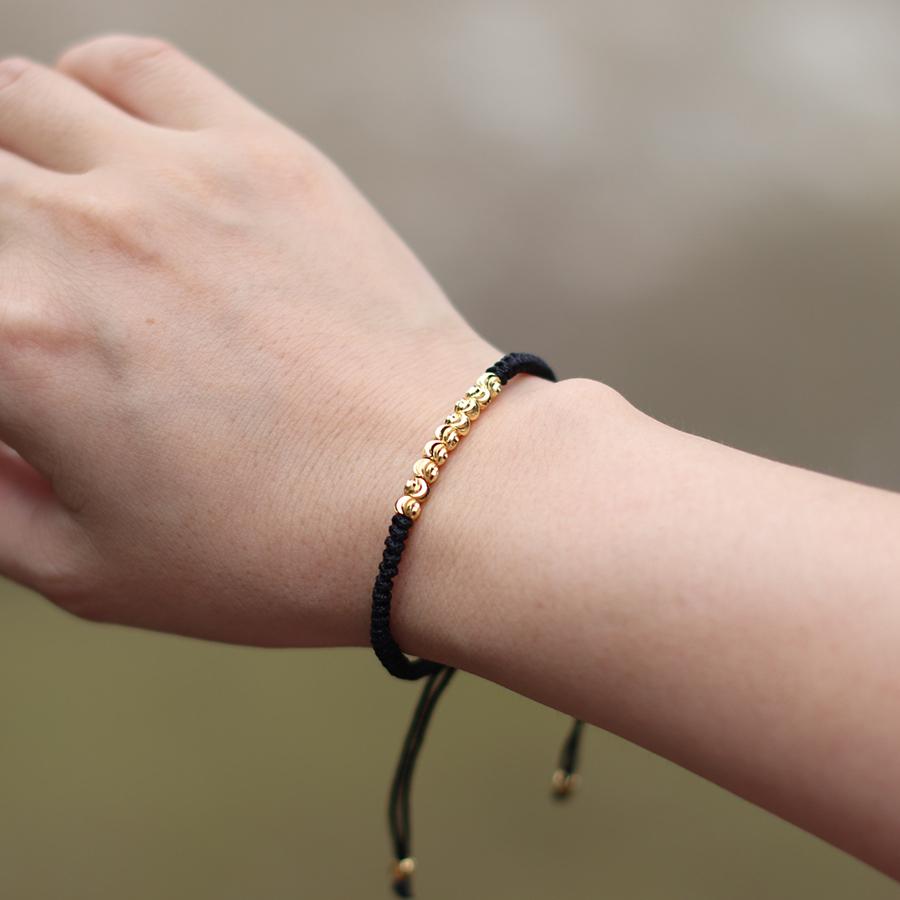 Classic Black String Bracelet For Men Women Handmade Braided Adjustable Charm Braclet Friendship Jewelry Gifts For Lover Pulsera