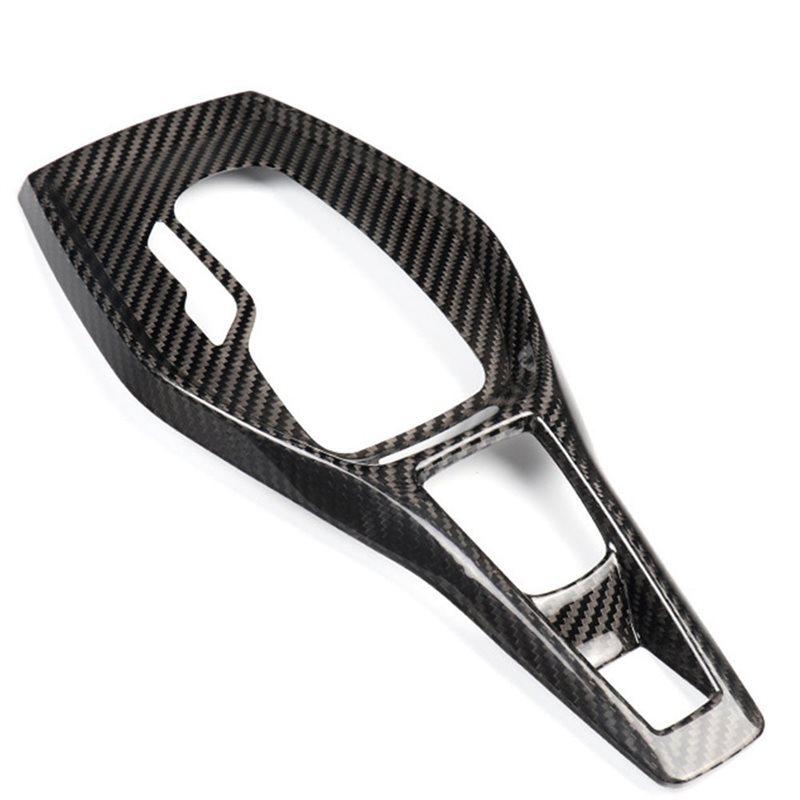 Precise Dry Carbon Fiber Trim Cover For Camaro 2016-2023 Car AT Gear Shift Panel Cover Parts Carbon Fiber Pattern