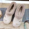 Women's Snow Boots Autumn New Plush Inner Lining Women's Cloth Shoes Retro National Style Low Heel Embroidered Shoes