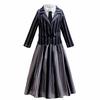 Cross-border Adams family Wednesday dress dress female lead with the same wolf girl party suit playing COS clothes