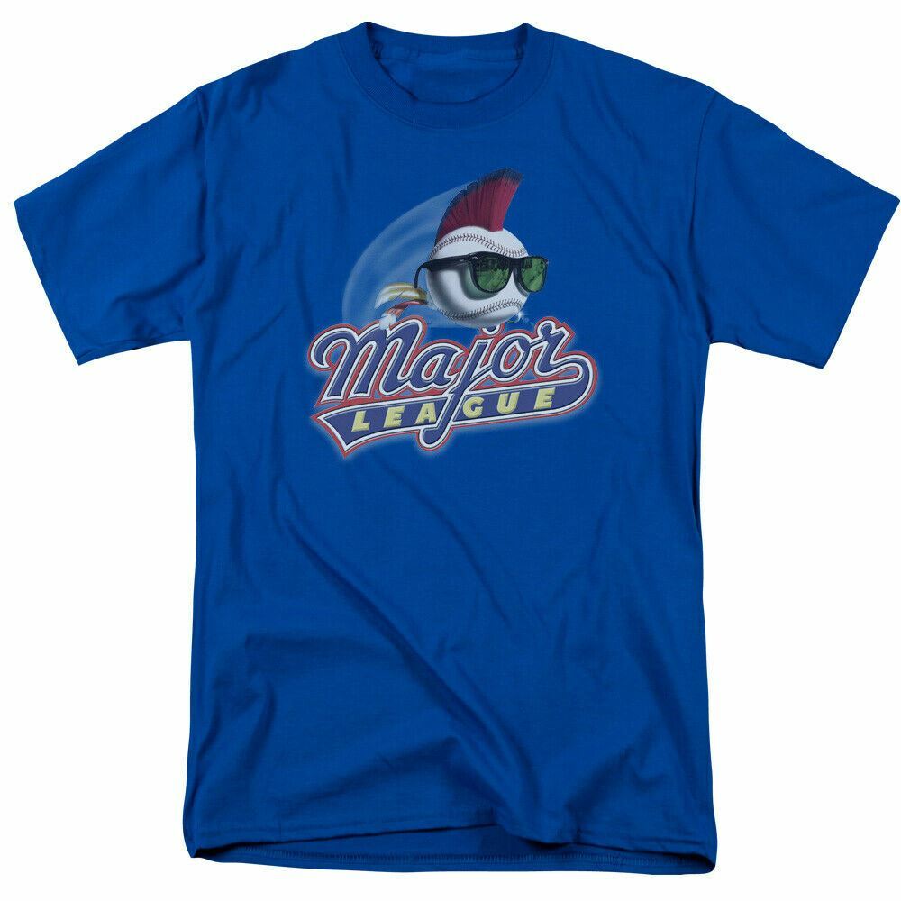 26 Major League Title T Shirt Licensed Comedy Baseball Movie Classic Tee Royal Blue Unisex T-Shirt XXL