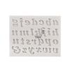 Creative Silicone Number Alphabet Cake Mold Diy Fondant Cake Making Mold for Chocolate Sugar Soap