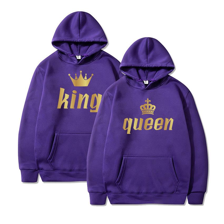 2025 Autumn and Winter Pullover Hoodie Sweater Fashionable Gold Letter Men and Women Couple Sweater One Generation