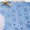 Comfort PVC Bathtubs Mats Suction Cup Stability, AntiSlip Water Proof Shower Bath Mats for Elderly and Children