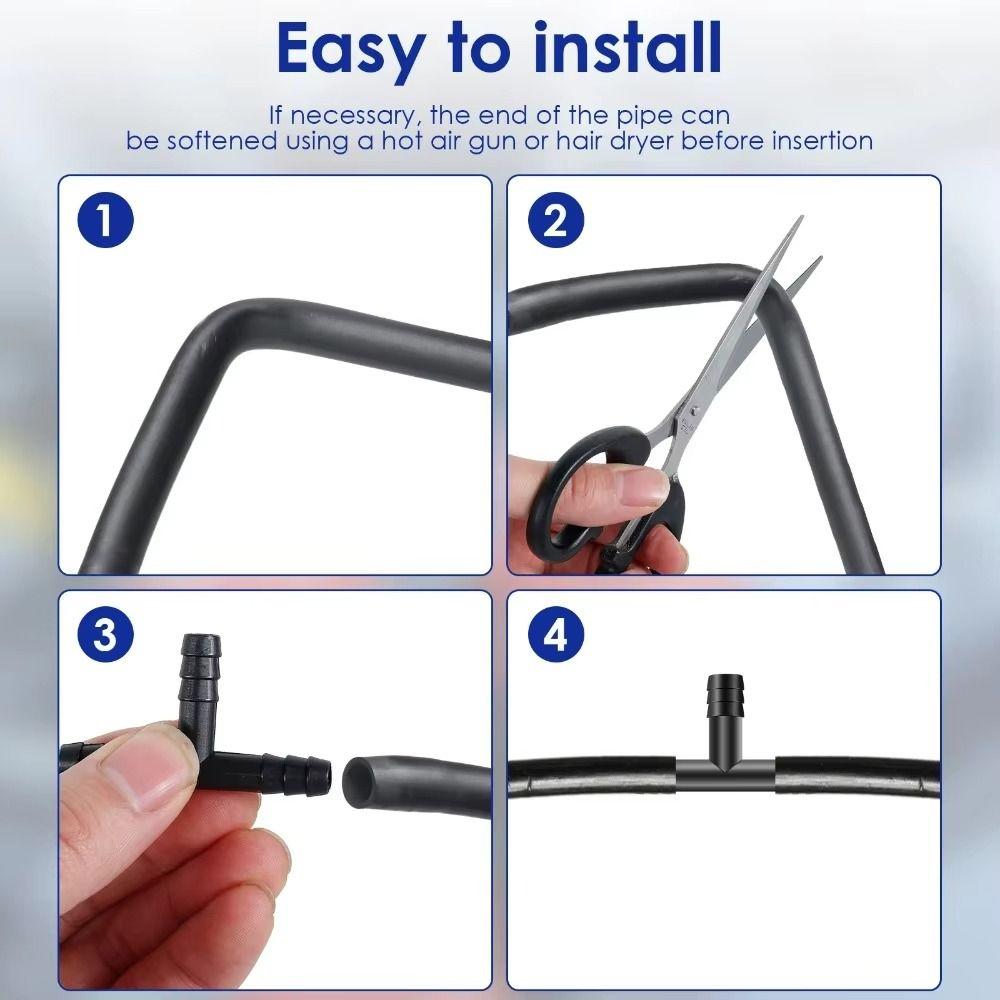 Clip Combination Quick Connect Fittings Car Water Pipe Fittings Universal Application