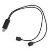 Charger Cable Fit for Switch Controller Charging Cord with Sturdy Connectors LED Indicator USB A Input
