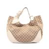 Used GG Canvas Shoulder Bag 203504 Canvas Leather Beige Beige Used Women