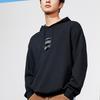 Anta Letter Towel Embroidery Drawstring Hoodie Unisex Tops Black 152311749-4