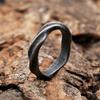 Punk Fashion 316L Stainless Steel Mobius Rings Gothic Vintage Simple Couples Finger Ring For Men Women Biker Jewelry