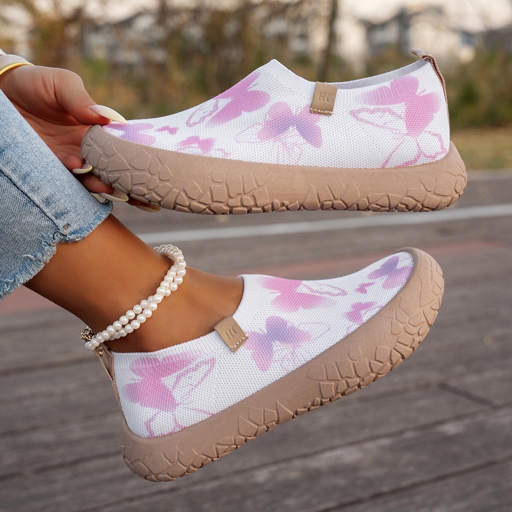 Frühlings- und Herbst-Damenschuhe Atmungsaktive Laufschuhe Rutschfeste Sport- und Freizeitschuhe