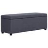Day and Night - Day and Night Bench with Storage Space 116 Cm Dark Gray Polyester