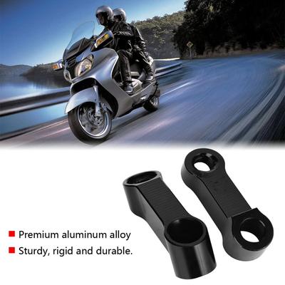 2db motorkerékpár visszapillantó tükrök hosszabbító univerzális adapter alumínium ötvözet talp csavartartó motorkerékpár cseretartozékok
