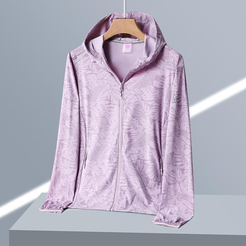 UPF50+ Men s  Women s Hooded Camouflage Sun Protection Jacket - Anti-UV Ice Silk for Summer