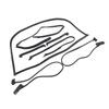 7pcs Full Weatherstrip Kit 9096GGW Water Resistance Rubber Car Seal Strip Set for C4 Coupe 1990‑1996