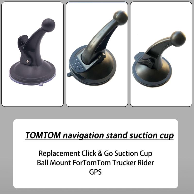 1Pc GPS Bracket For TomTom Go Professional 620 Trucker 500 Rider Navigation Stand Replacement Click Suction Cup Ball Mount