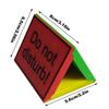 Schild 3-seitiger Bitte nicht stören Desktop-Indikator 3D Bitte nicht stören Konferenzraumschild Studentenwohnheim-Dekor Schreibtischzubehör