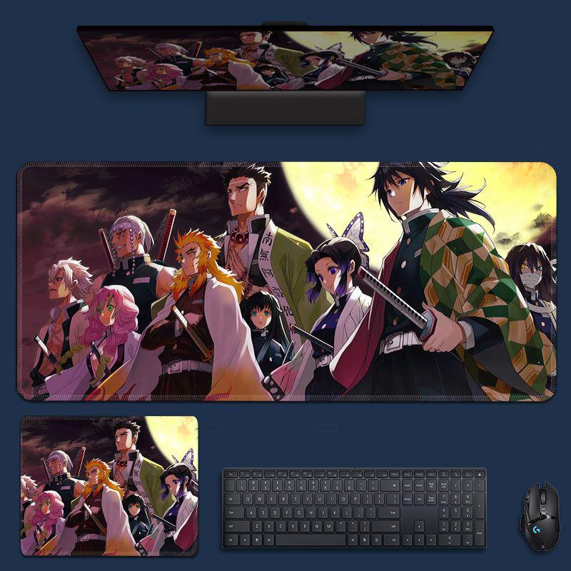 Demon Slayer Mouse Pad, Keyboard and Mouse Pad, Cheap, Exquisite, Gaming Equipment, Computer Equipment, Anime, Comics