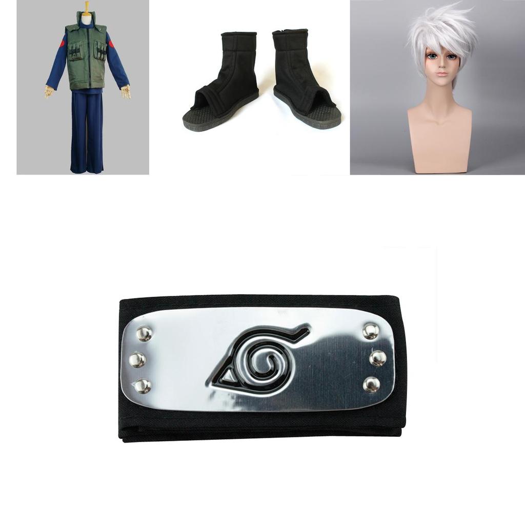 Premium Quality New Naruto Cosplay Costume Kakashi Hatake Full Suit For Halloween