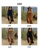 Women's Bohemian Pleated Ruffled Print Dress