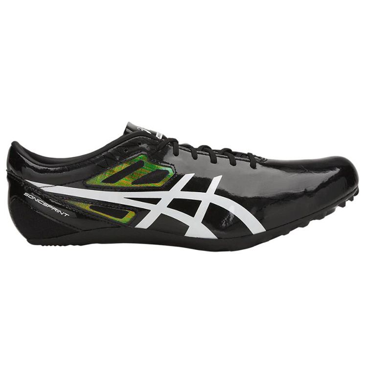 Asics Sonicsprint Running Shoes Men Sneakers Black White G601Y-001