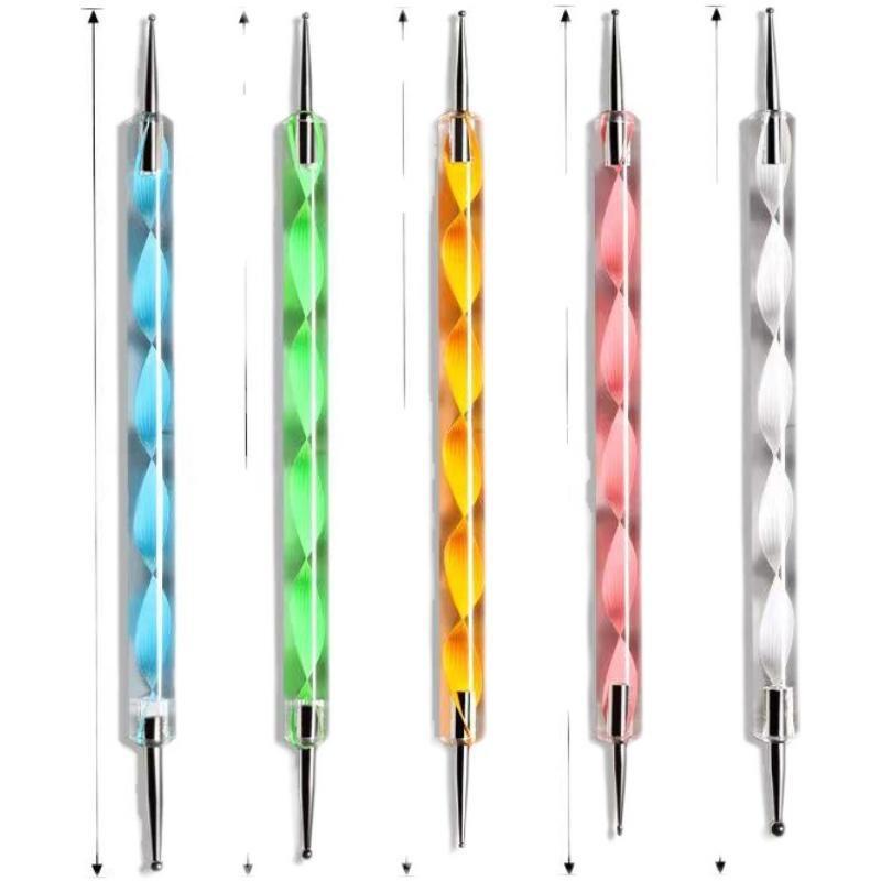 Nail Art Brush Set: 15-Piece Beginner Dotting & Painting Tools for Gel Polish