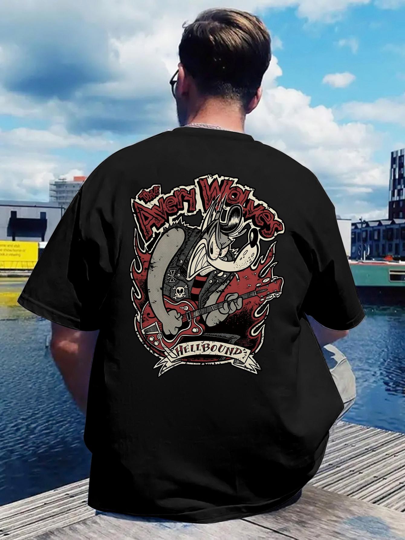 Vintage Rock Band Graphic T-shirt - Back Print Retro Music Tee XXXXL