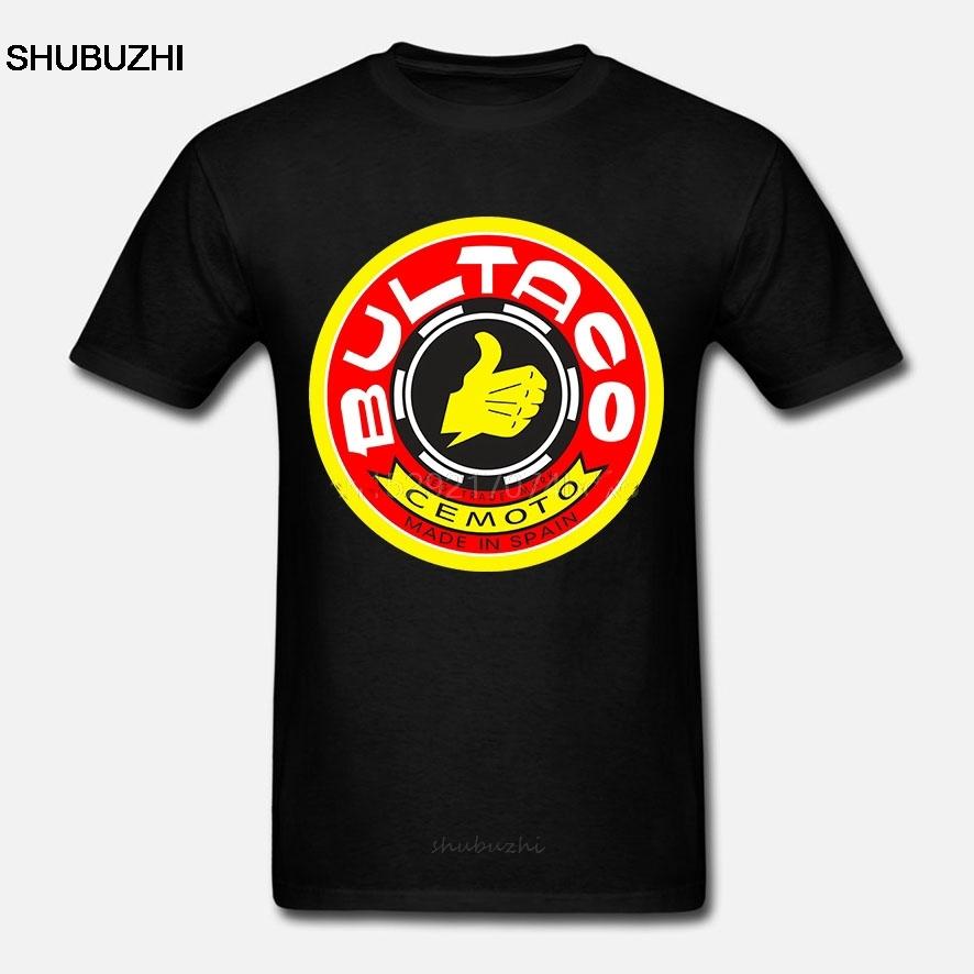 NEW RETRO BULTACO MOTOCROSS RACING PATCH TSHIRT EN1 fashion tshirt men cotton brand teeshirt S