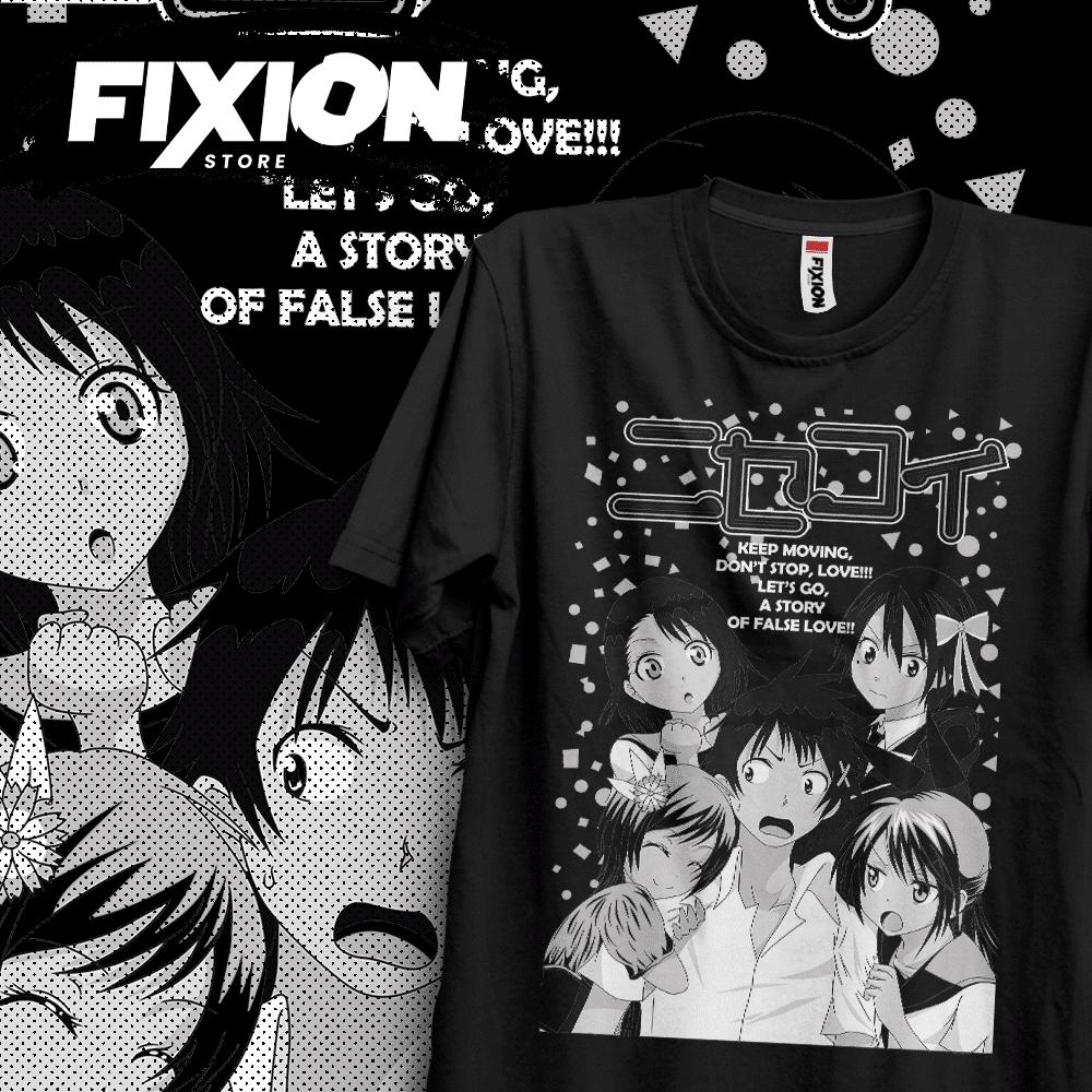 Nisekoi Anime T Shirt Unisexga Gift For Anime Lover All Size Cotton