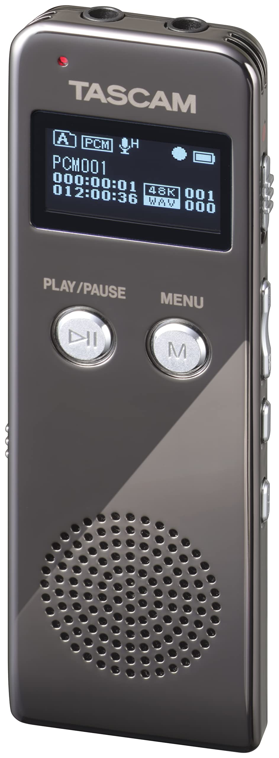 

TASCAM Wide FM Radio Voice Recorder Brown IC Recorder Meeting Recording Minutes Voice Memo Memo Music Player Small Japanese Manufacturer Speaker