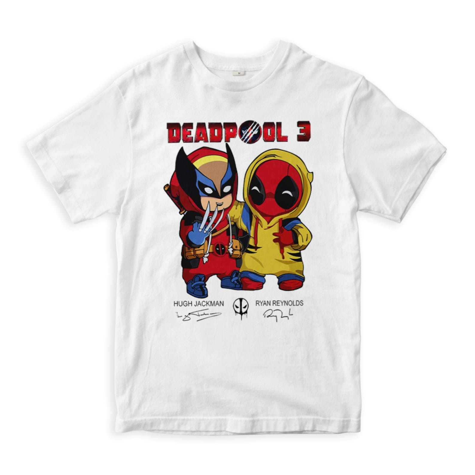 Deadpool and Wolverine Little Friends Funny T-Shirt, Men s Women s Sizes (DEA-89112) S