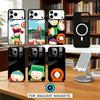 S-South P-Park Phone Case For iPhone17,16,15,14,13,12,Pro,Max,Magnetic For Magsafe Wireless Charging