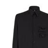 FENDI Shirts Men's Black Lapel Moderate Other FS1071AM8SF0QA1