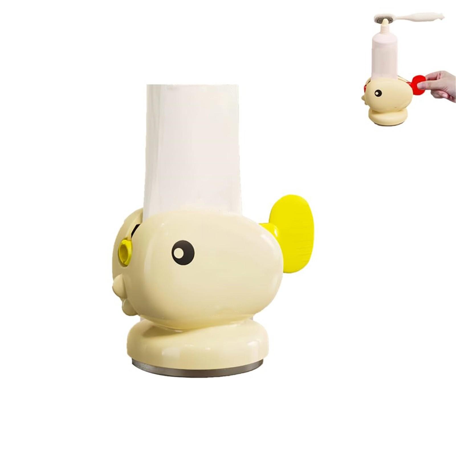 

Роликовый выдавливатель зубной пасты, дозатор зубной пасты, очиститель, выдавливатель, держатель зубной пасты One Size жёлтый