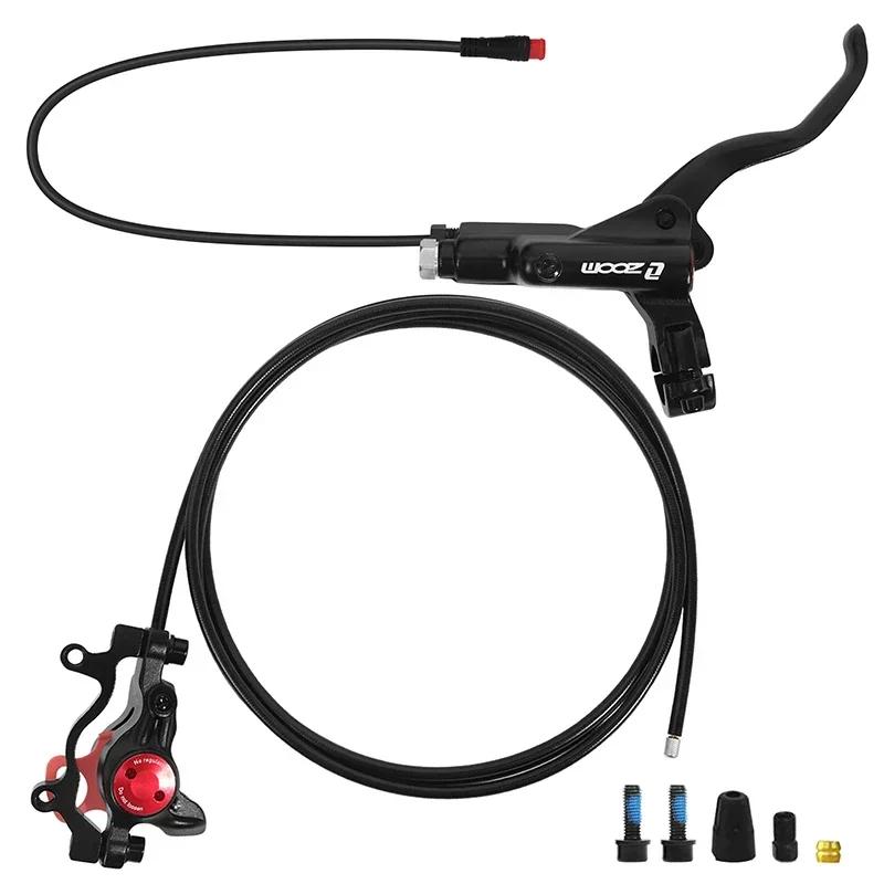 ZOOM E-BIKE Hydraulic Disc Brake 2-Pistons Oil Hydraulic Disc Brake Scooter Folding Bike Front/Rear 1110/1850mm Power Off