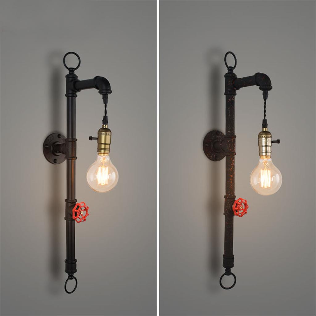 Details about / Vintage Industrial Retro Loft Weel Iron Ceiling retro wall lamp Pendant Light