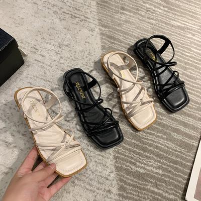 Pantofi Plati de Moda 2025 stil de Zana de nișă sandale Toc French Moda Romana noi casual joase versatili pantofi de plaja