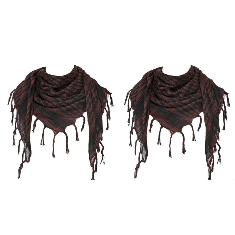 123Pcs Keffiyeh Tactical Desert Scarf Wrap Shemagh Head Neck Arab Scarf Keffiyeh Scarf Wrap For Men And Women