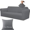 Super Soft Jacquard Sofa Cover Non-Slip Couch Slipcovers Spandex Protector Cover For Living Room Dogs Cats Pets Kid 1/2/3 Seater Fit
