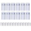 12 Piezas Tornillo Separador Acero Inoxidable 12x20mm Montaje en Pared Publicidad Fijación Set Kit