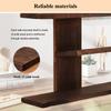 3 Tier Wooden Desk Storage Organizer Desk Display Rack Desktop Display Stand for Living Room Bedroom Office Decor