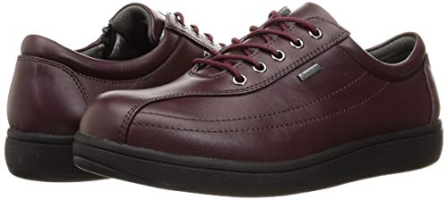 Asahi Top Dry Women's Waterproof Gore-Tex Rain Sneakers (Model TDY-7302), Burgundy, Size 25.0 Cm, 3E