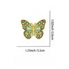 1/5Pcs Moon Star Pattern Brooch Vintage Floral Butterfly Enamel Pin Set For Coat Collar Lapel Pins Metal Badges Jewelry Gift