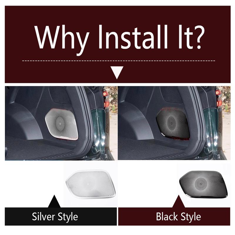Car Rear Trunk Speaker Audio Sound Stereo Frame Cover Trim Accessories For Geely Monjaro Kx11 Manjaro Xingyue L 2024 2025
