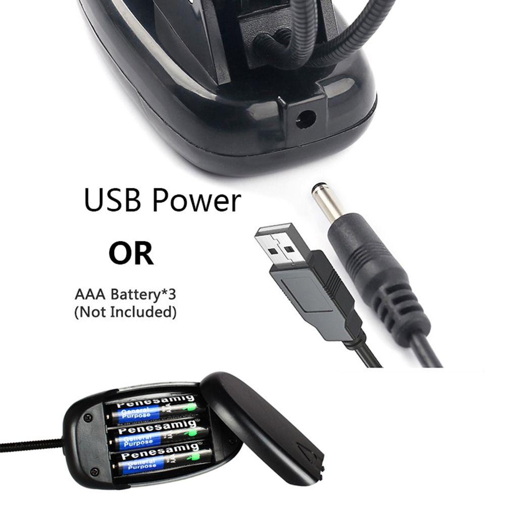 Flexible Table Lamp Clip Lamp 2/4/8 LEDs Light Music Stand Light Music Score Light Reading Lights